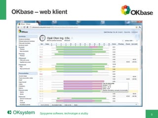 OKbase – web klient




         Spojujeme software, technologie a služby   5
 