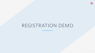 © 2019 TWILIO INC. ALL RIGHTS RESERVED.
REGISTRATION DEMO
 