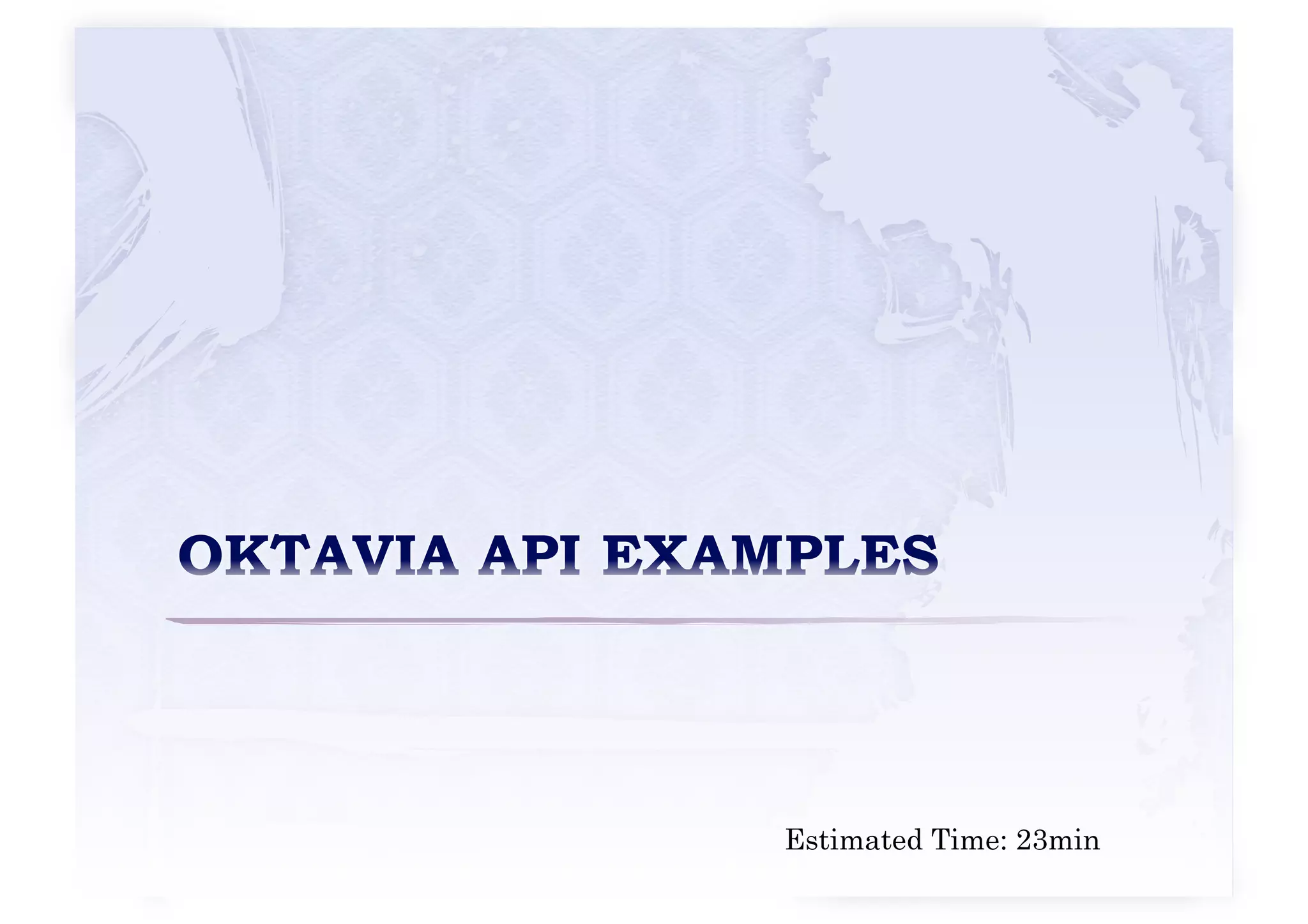 Estimated Time: 23min 
 