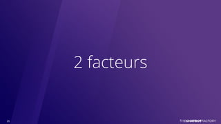 2 facteurs
 