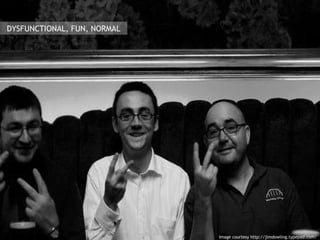Image courtesy http://jimdowling.typepad.com/ DYSFUNCTIONAL, FUN, NORMAL 