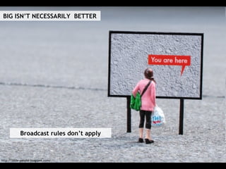 http://little-people.blogspot.com/ BIG ISN’T NECESSARILY  BETTER Broadcast rules don’t apply 