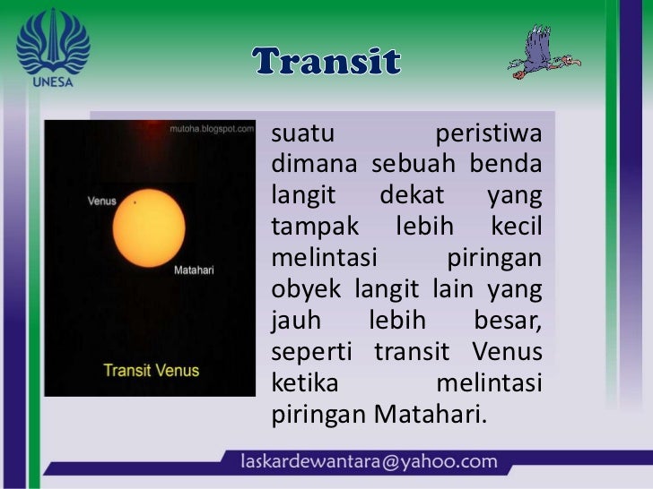 Peristiwa Gerakan Benda Okultasi dan transit venus Peristiwa Gerakan Benda Okultasi dan transit venus