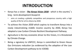 Okumu GHG estimation for agric Kenya nov 10 2014