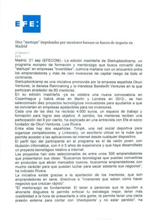 Okuri Ventures & Tetuan Valley - Menciones en medios Sep2011 - Parte B