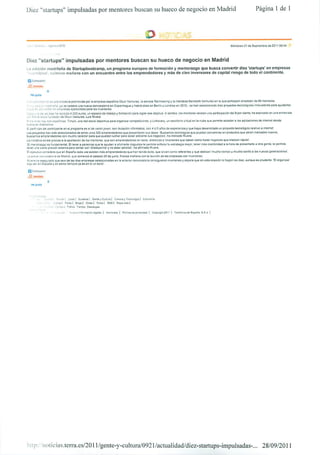 Okuri Ventures & Tetuan Valley - Menciones en medios Sep2011 - Parte B