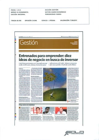 Okuri Ventures & Tetuan Valley - Menciones en medios Sep2011 - Parte B