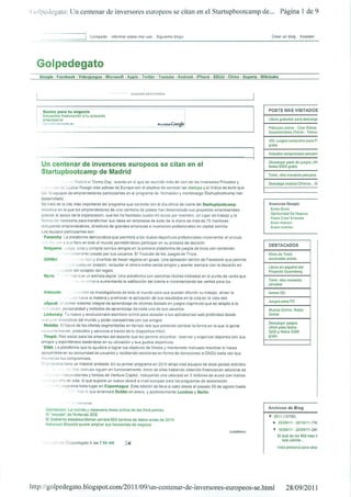 Okuri Ventures & Tetuan Valley - Menciones en medios Sep2011 - Parte B