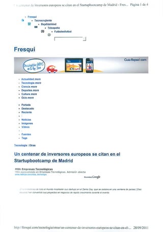 Okuri Ventures & Tetuan Valley - Menciones en medios Sep2011 - Parte B