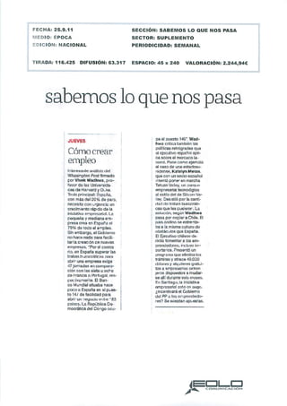 Okuri Ventures & Tetuan Valley - Menciones en medios Sep2011 - Parte B