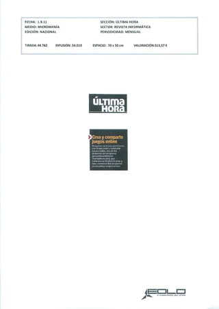 Okuri Ventures & Tetuan Valley - Menciones en medios Sep2011 - Parte B