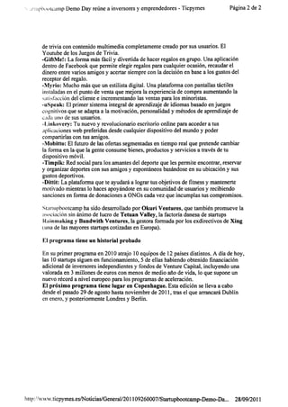 Okuri Ventures & Tetuan Valley - Menciones en medios Sep2011 - Parte B