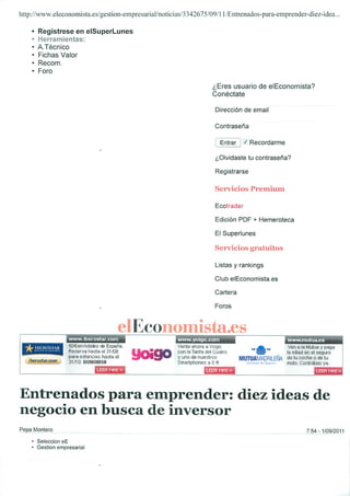 Okuri Ventures & Tetuan Valley - Menciones en medios Sep2011 - Parte B