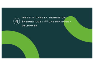 Investir et financer la transition énergétique : enjeux techniques, économiques et environnementaux