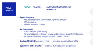 Financer les projets d'entreprises durables | LIEGE CREATIVE, 19.03.2021