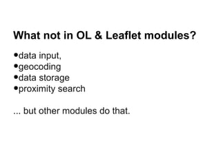 OpenLayers vs. Leaflet | PPT