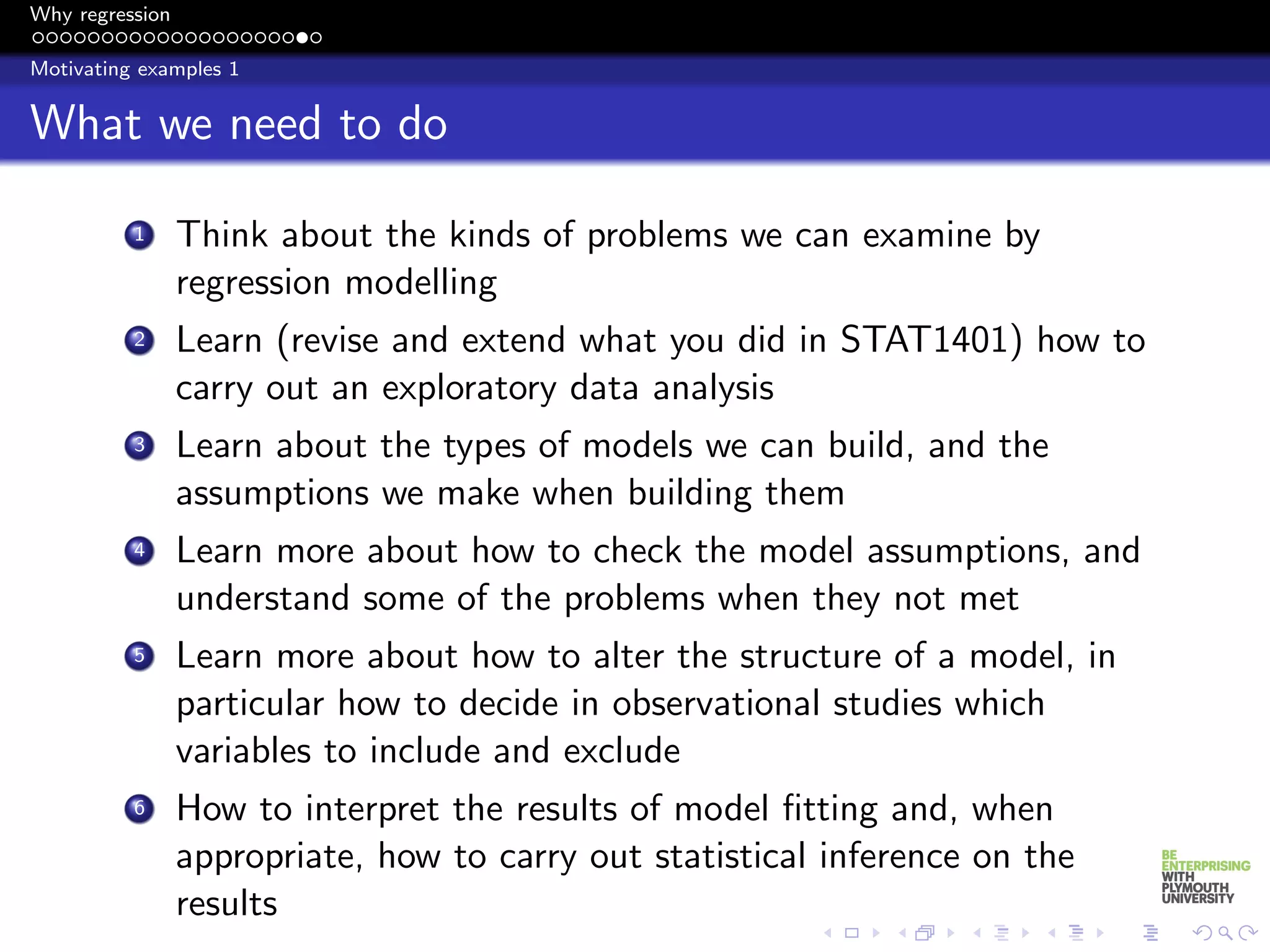 Regression Modelling Overview | PDF