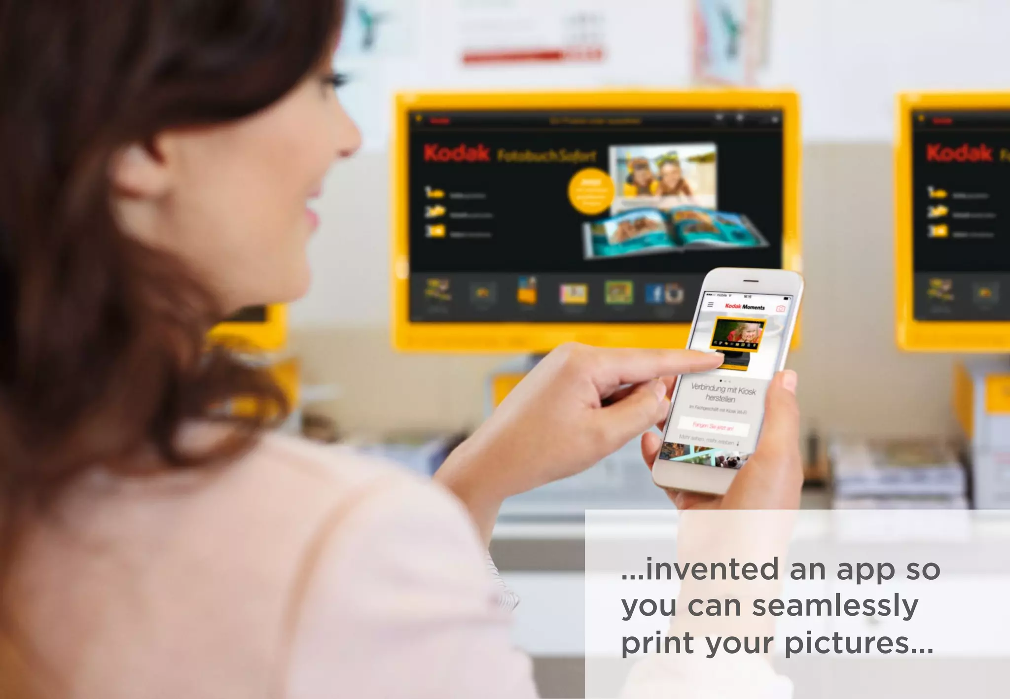 …invented an app so
you can seamlessly
print your pictures…
 