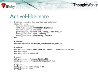 Ola Bini J Ruby Power On The Jvm