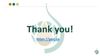 Thank you!
https://ptrc.ca
 