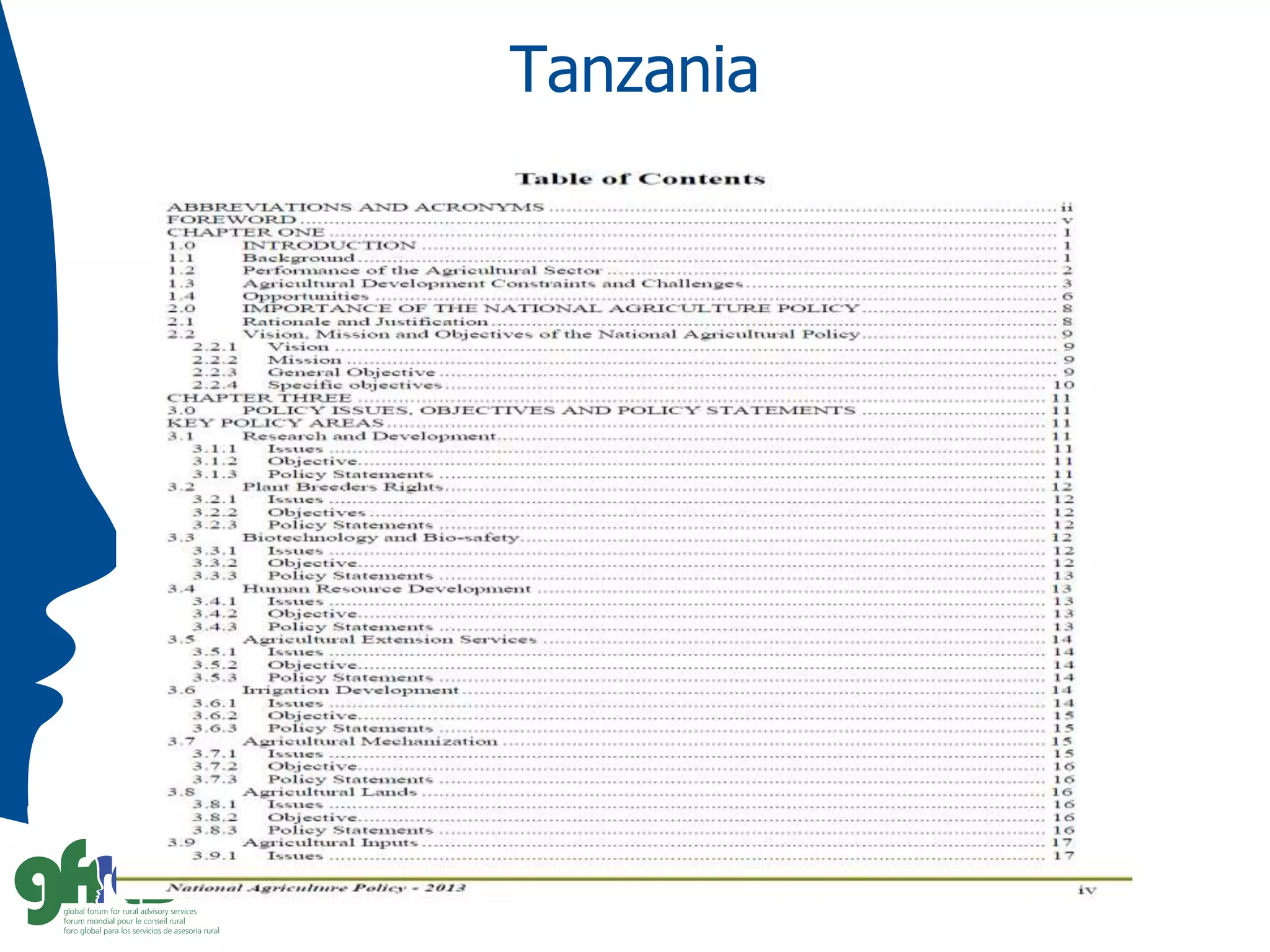 Tanzania
 