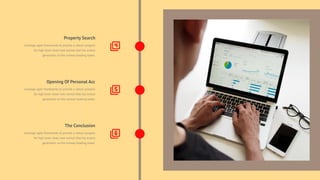 Opening Of Personal Acc
Leverage agile frameworks to provide a robust synopsis
for high level views new normal that has evolve
generation on the runway heading tower.
The Conclusion
Leverage agile frameworks to provide a robust synopsis
for high level views new normal that has evolve
generation on the runway heading tower.
Property Search
Leverage agile frameworks to provide a robust synopsis
for high level views new normal that has evolve
generation on the runway heading tower.
 