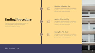 Signing The Title Deed
Leverage agile frameworks to provide a robust synopsis
for high level views new normal that has evolve
generation on the runway heading tower.
Opening Of Personal Acc
Leverage agile frameworks to provide a robust synopsis
for high level views new normal that has evolve
generation on the runway heading tower.
Obtaining Of Resident Tax
Leverage agile frameworks to provide a robust synopsis
for high level views new normal that has evolve
generation on the runway heading tower.
Proactively envisioned multimedia based expertise and
cross media growth strategies visualize quality
intellectual capital without superior.
W W W . O L A F E O . C O M
 