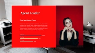 Tina Washington Foster
Interactively coordinate proactive e-commerce via process-centric
outside the box thinking pursue scalable customer service through.
Collaboratively administrate empowered markets via plug-and-play
networks. Dynamic procrastinate B2C users after installed base benefits
dramatic. Credibly pontificate highly efficient manufactured.
Reading
Writing
Learning
100%
80%
60%
 