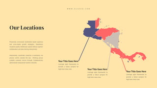 Your Title Goes Here
Leverage agile frameworks to
provide a robust synopsis for
high level views new.
Your Title Goes Here
Leverage agile frameworks to
provide a robust synopsis for
high level views new.
Your Title Goes Here
Leverage agile frameworks to
provide a robust synopsis for
high level views new.
Interactively coordinate proactive e-commerce via
process centric outside the box thinking pursue
scalable customer service through. Collaboratively
administrate empowered markets networks.
Proactively envisioned multimedia based expertise
and cross-media growth strategies.. Seamlessly
visualize quality intellectual capital without superior
collaboration and idea-sharing interactively.
W W W . O L A F E O . C O M
 