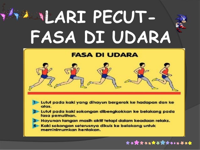  Olahraga lari  pecut