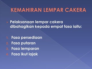Olahraga lempar cakera | PPTX