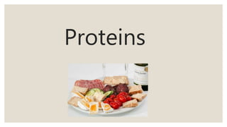 Proteins
 