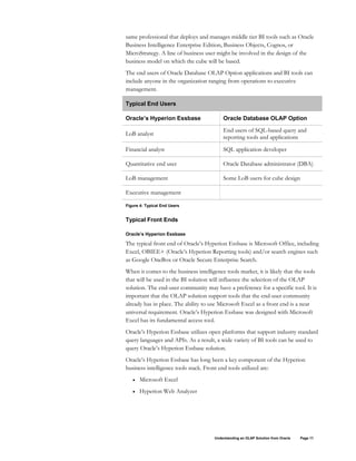 Olapin oracle | PDF