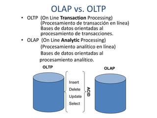 Olap vs oltp bases datos 2