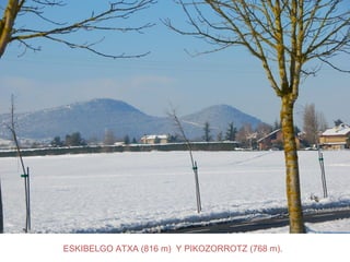 ESKIBELGO ATXA (816 m) Y PIKOZORROTZ (768 m).
 