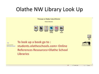 Olathe NWHS Library Lookup