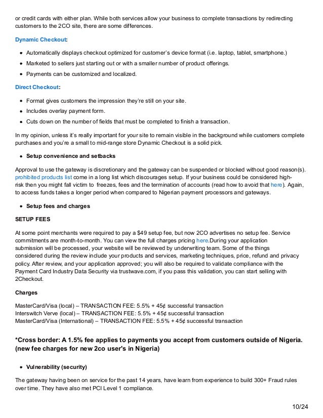 Online payment options in nigeria