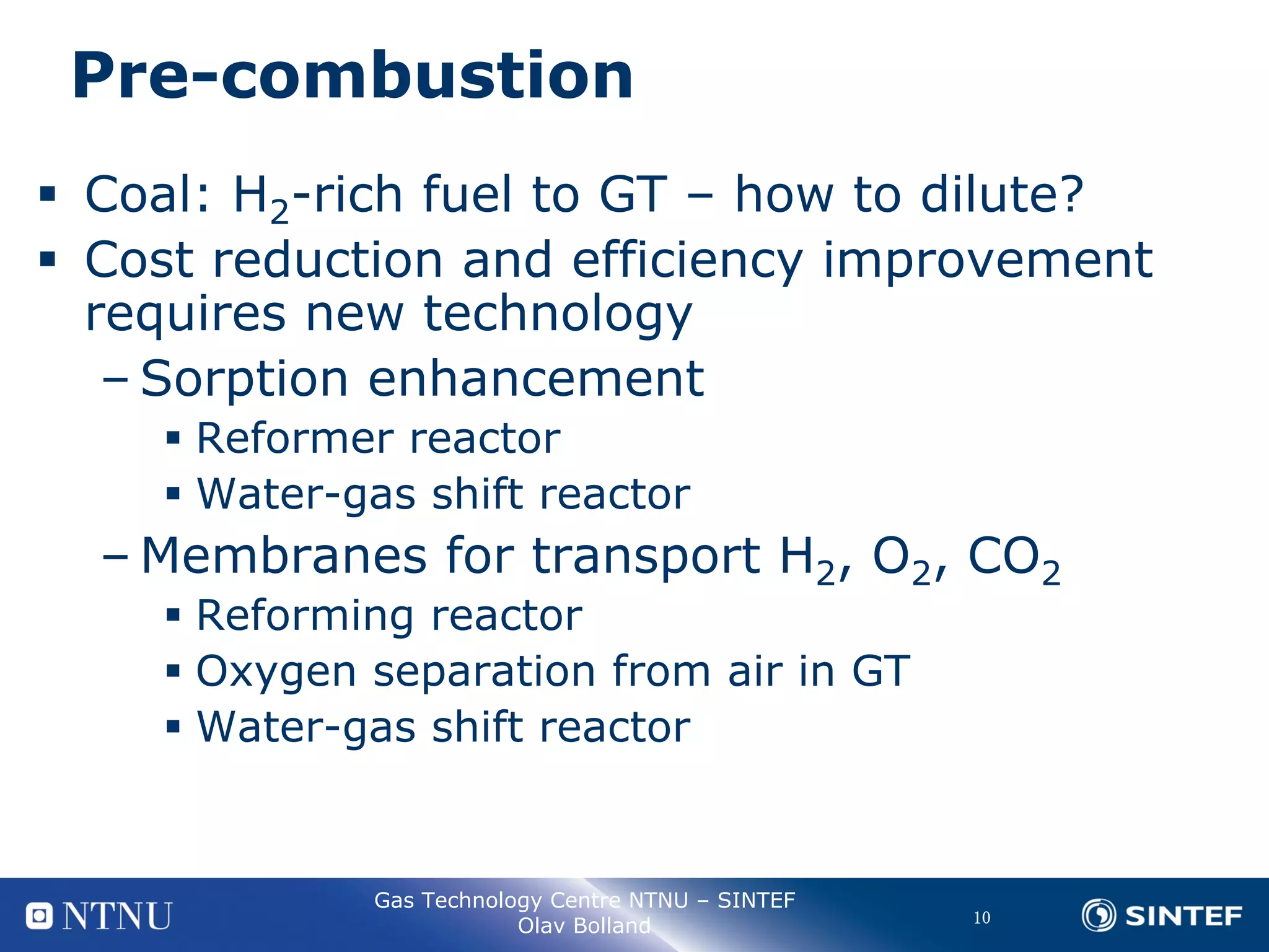 The potential of different capture technologies