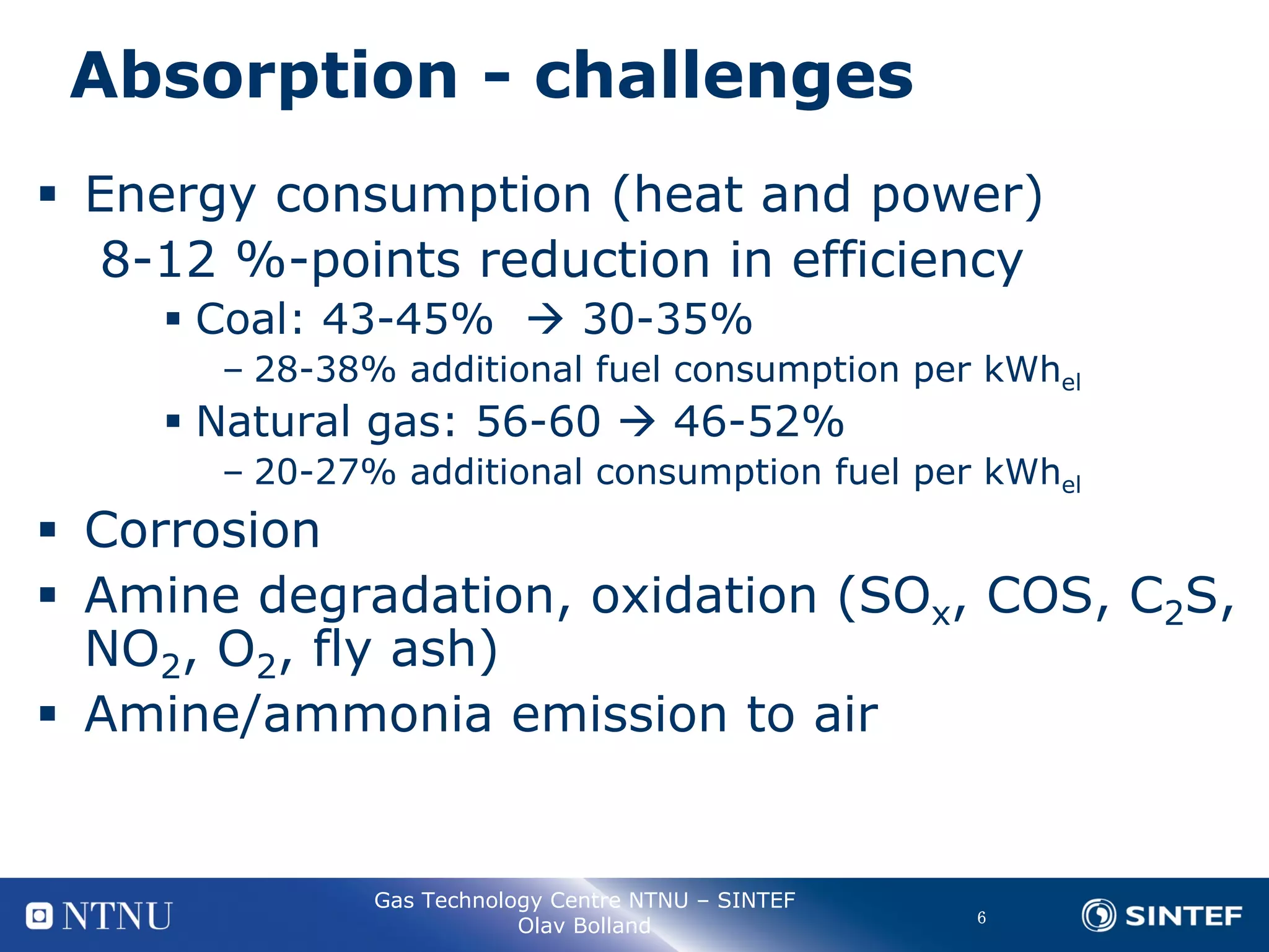 The potential of different capture technologies