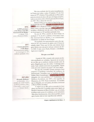 Dia Internacional da Mulheres