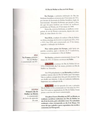 Dia Internacional da Mulheres