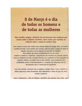 Dia Internacional da Mulheres