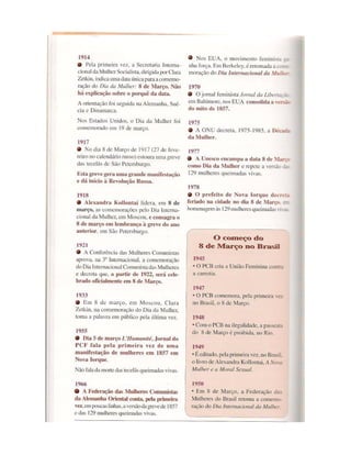 Dia Internacional da Mulheres