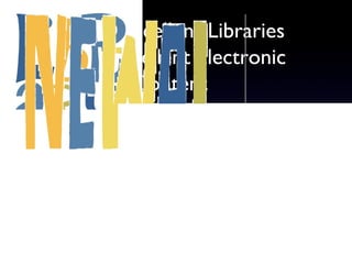 Ohio’s Excellent Libraries Need Excellent Electronic Content 