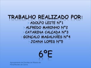 Agrupamento de Escolas de Ribeira de
Pena/Núcleo de Cerva
 