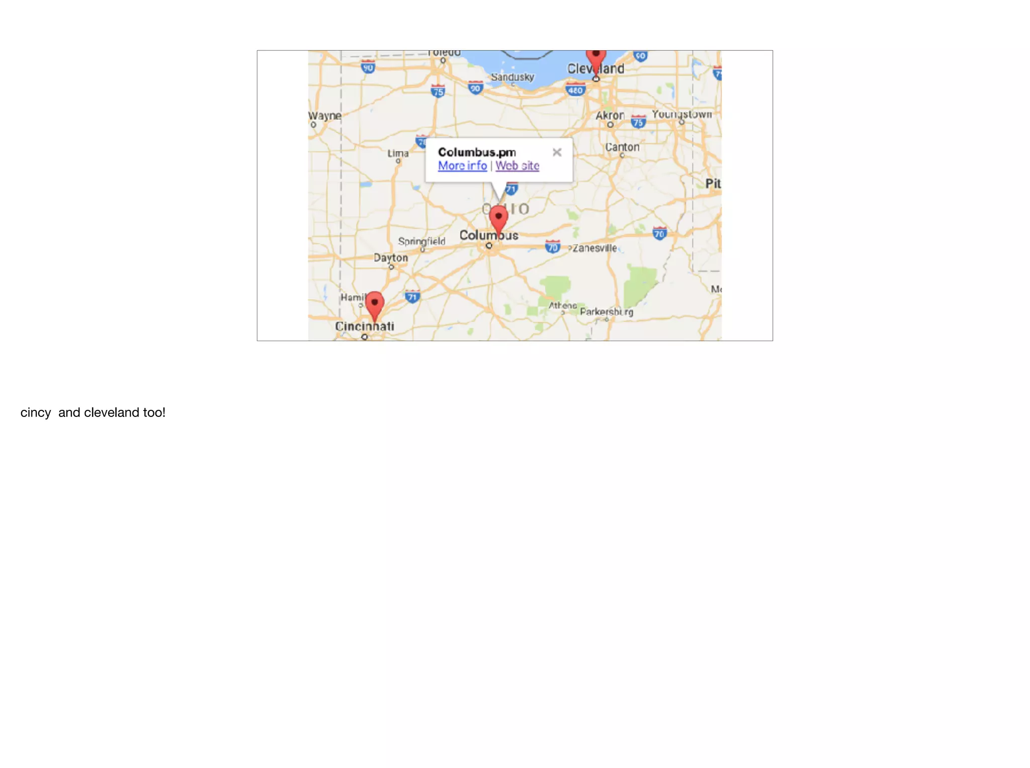 cincy and cleveland too!
 