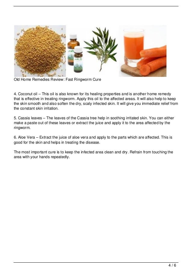 Old Home Remedies Review Fast Ringworm Cure