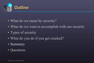 Old Linux Security Talk