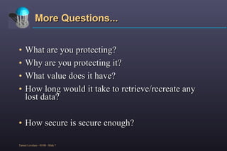 Old Linux Security Talk
