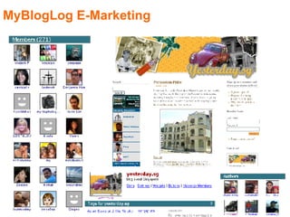 MyBlogLog E-Marketing 